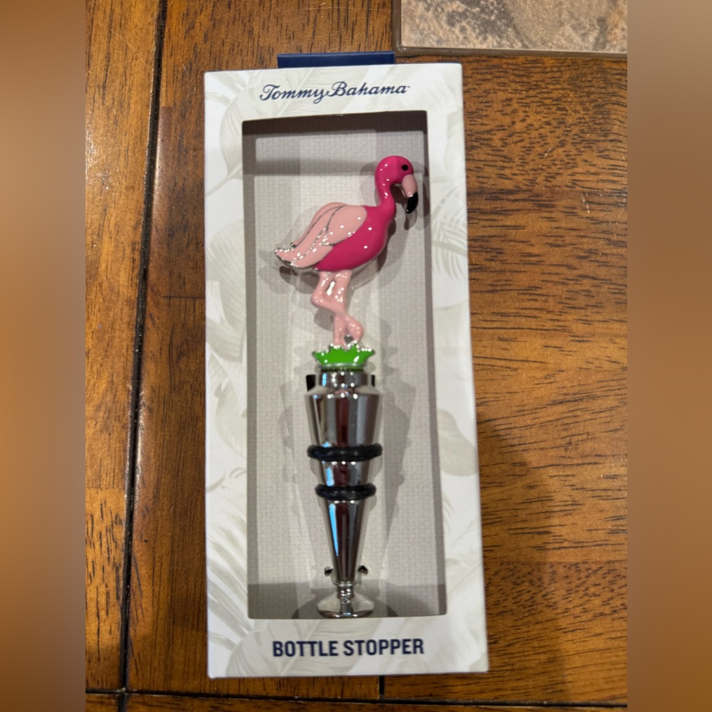 Flamingo wine stopper